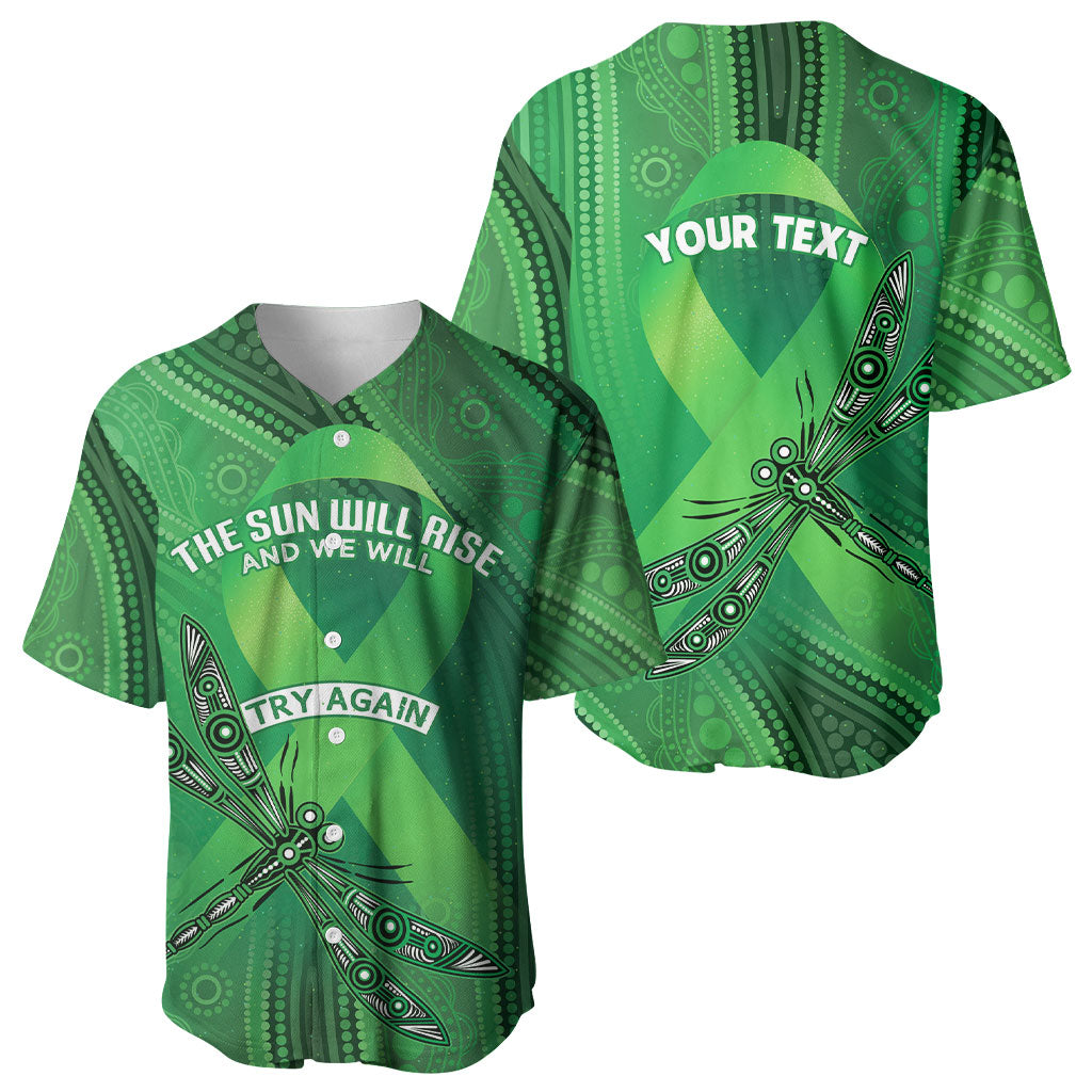 Mental Health Awareness Personalised Baseball Jersey The Sun Will Rise And We Will Try Again