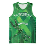 Mental Health Awareness Personalised Basketball Jersey The Sun Will Rise And We Will Try Again
