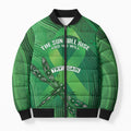 Mental Health Awareness Personalised Bomber Puffer Jacket The Sun Will Rise And We Will Try Again