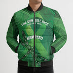 Mental Health Awareness Personalised Bomber Puffer Jacket The Sun Will Rise And We Will Try Again