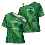 Mental Health Awareness Personalised Cross Shoulder Shirt The Sun Will Rise And We Will Try Again