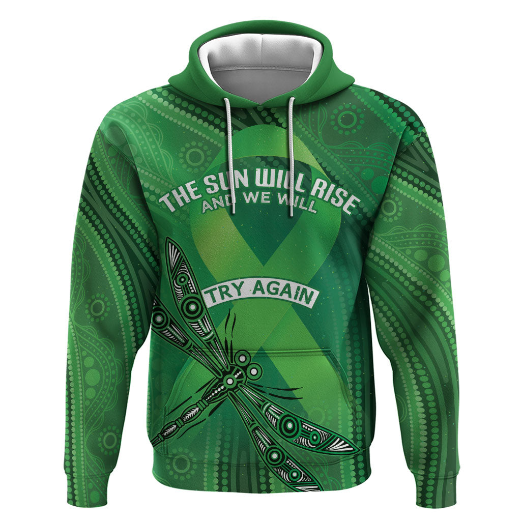 Mental Health Awareness Personalised Hoodie The Sun Will Rise And We Will Try Again