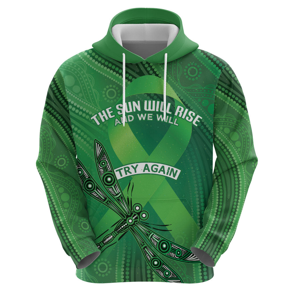 Mental Health Awareness Personalised Hoodie The Sun Will Rise And We Will Try Again