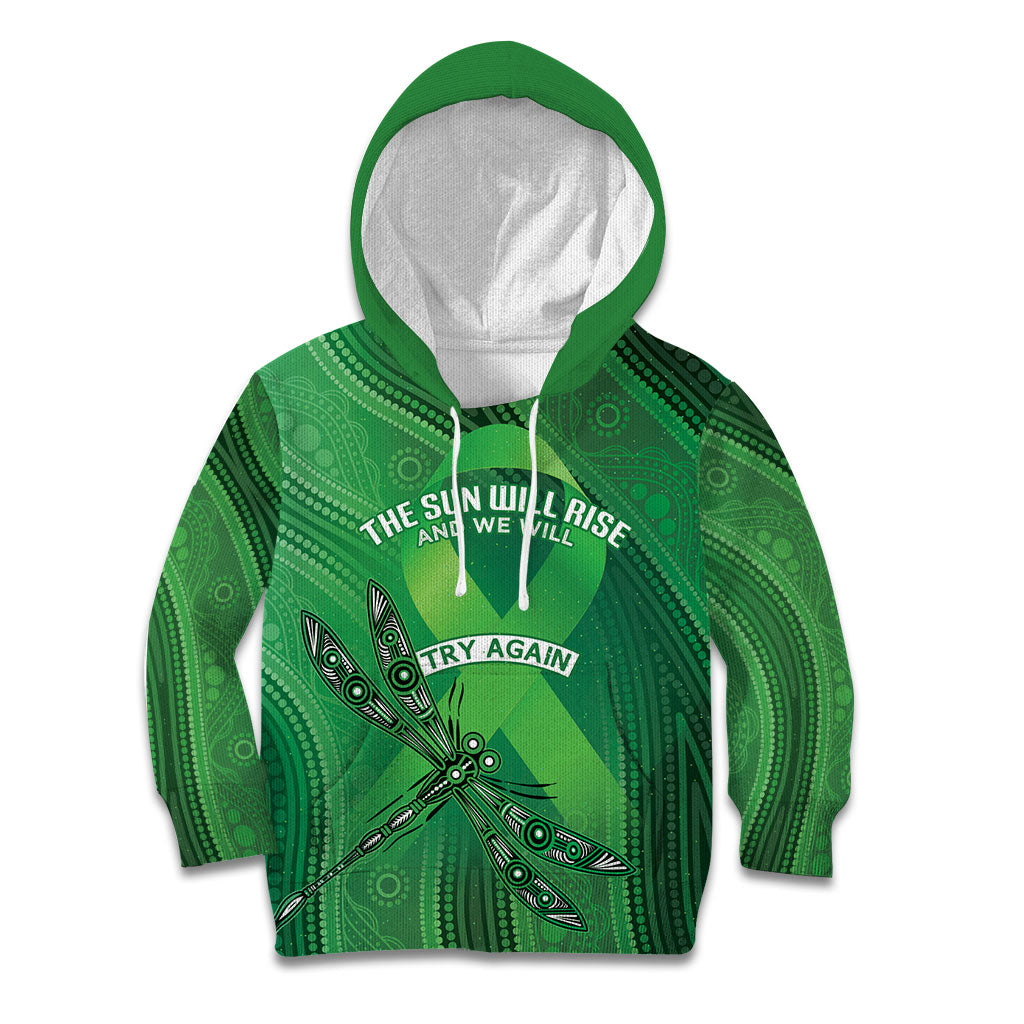 Mental Health Awareness Personalised Kid Hoodie The Sun Will Rise And We Will Try Again