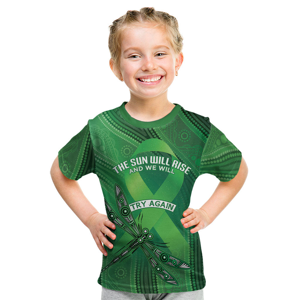 Mental Health Awareness Personalised Kid T Shirt The Sun Will Rise And We Will Try Again