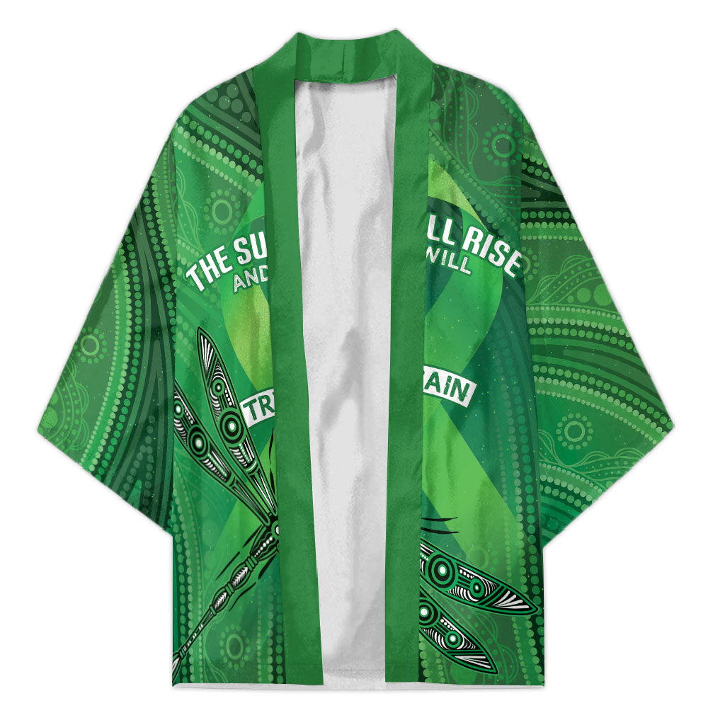 Mental Health Awareness Personalised Kimono The Sun Will Rise And We Will Try Again