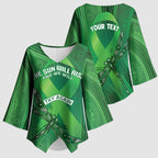 Mental Health Awareness Personalised Kimono Sleeve Blouse The Sun Will Rise And We Will Try Again