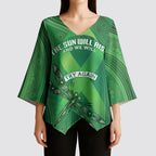Mental Health Awareness Personalised Kimono Sleeve Blouse The Sun Will Rise And We Will Try Again