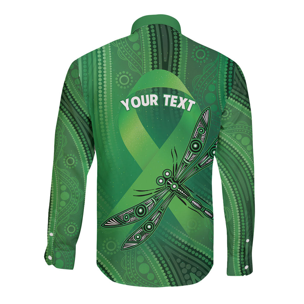 Mental Health Awareness Personalised Long Sleeve Button Shirt The Sun Will Rise And We Will Try Again