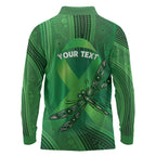 Mental Health Awareness Personalised Long Sleeve Polo Shirt The Sun Will Rise And We Will Try Again