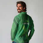Mental Health Awareness Personalised Long Sleeve Polo Shirt The Sun Will Rise And We Will Try Again