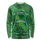 Mental Health Awareness Personalised Long Sleeve Shirt The Sun Will Rise And We Will Try Again