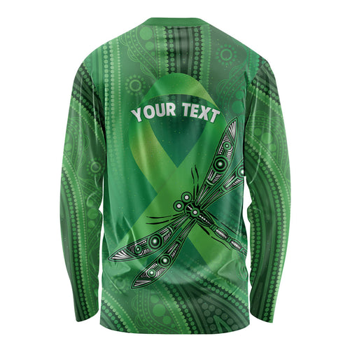 Mental Health Awareness Personalised Long Sleeve Shirt The Sun Will Rise And We Will Try Again