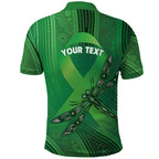 Mental Health Awareness Personalised Polo Shirt The Sun Will Rise And We Will Try Again