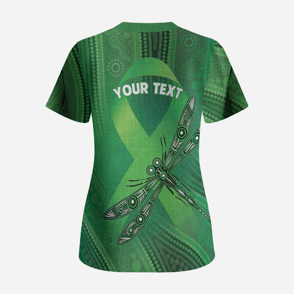 Mental Health Awareness Personalised Scrub Top The Sun Will Rise And We Will Try Again