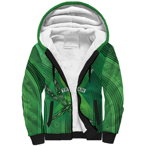 Mental Health Awareness Personalised Sherpa Hoodie The Sun Will Rise And We Will Try Again