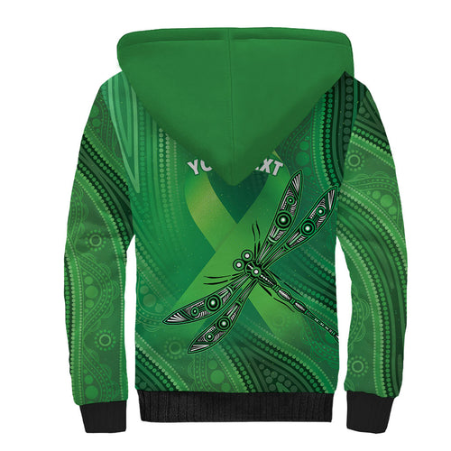 Mental Health Awareness Personalised Sherpa Hoodie The Sun Will Rise And We Will Try Again