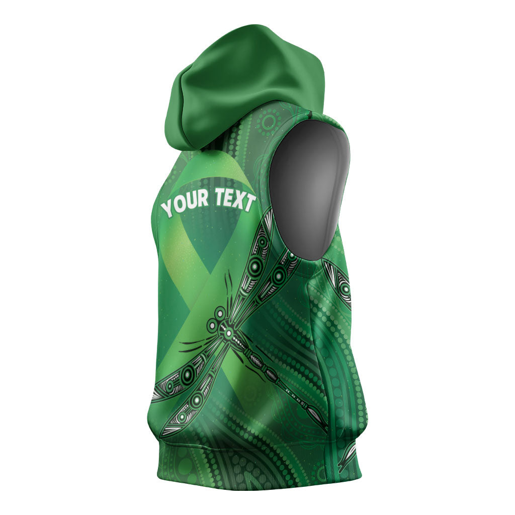 Mental Health Awareness Personalised Sleeveless Hoodie The Sun Will Rise And We Will Try Again