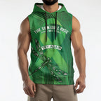 Mental Health Awareness Personalised Sleeveless Hoodie The Sun Will Rise And We Will Try Again