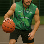 Mental Health Awareness Personalised Sleeveless Zip Hoodie The Sun Will Rise And We Will Try Again