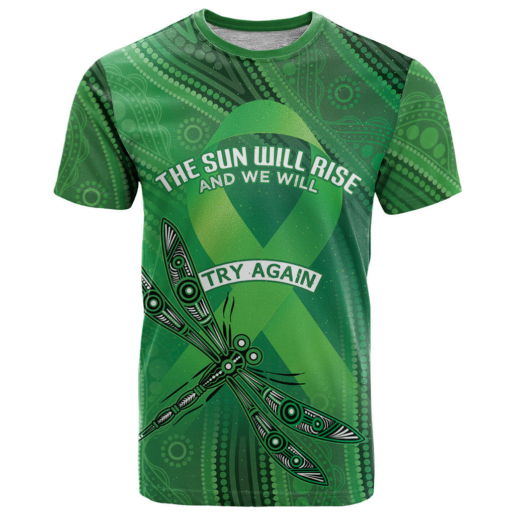Mental Health Awareness Personalised T Shirt The Sun Will Rise And We Will Try Again