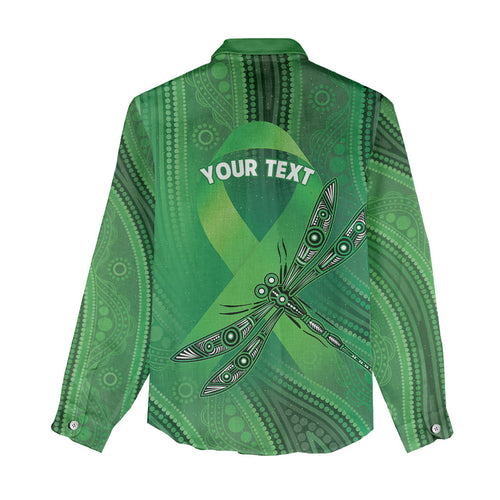 Mental Health Awareness Personalised Women Casual Shirt The Sun Will Rise And We Will Try Again