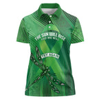 Mental Health Awareness Personalised Women Polo Shirt The Sun Will Rise And We Will Try Again