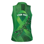 Mental Health Awareness Personalised Women Sleeveless Polo Shirt The Sun Will Rise And We Will Try Again