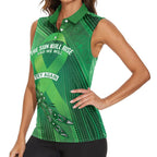Mental Health Awareness Personalised Women Sleeveless Polo Shirt The Sun Will Rise And We Will Try Again