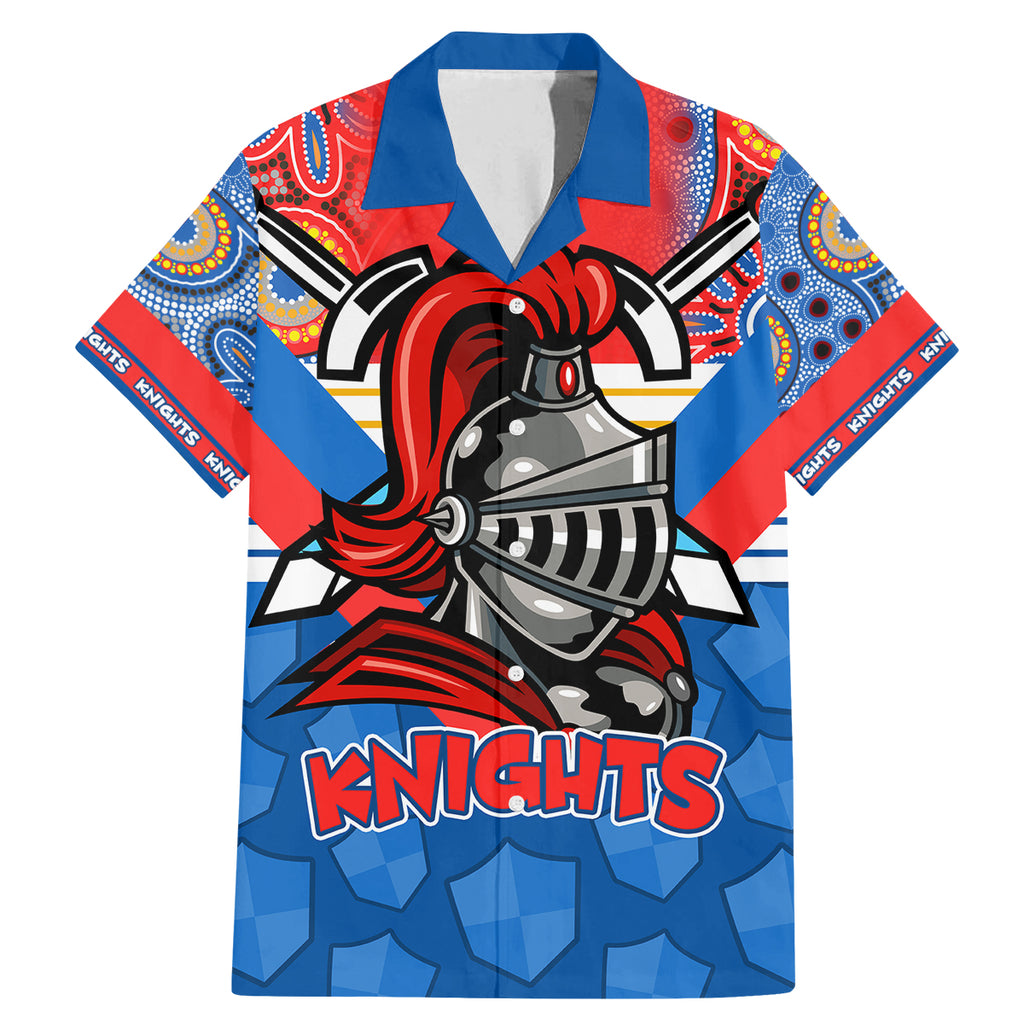 nrl-knight-family-matching-mermaid-dress-and-hawaiian-shirt-proud-newcastle-aboriginal-vibe
