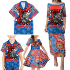 nrl-knight-family-matching-puletasi-dress-and-hawaiian-shirt-proud-newcastle-aboriginal-vibe