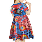 nrl-knight-kid-short-sleeve-dress-proud-newcastle-aboriginal-vibe