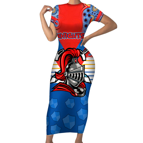 custom-nrl-knight-short-sleeve-bodycon-dress-proud-newcastle-aboriginal-vibe