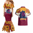 nrl-broncos-champions-2023-couples-matching-mermaid-dress-and-hawaiian-shirt-proud-newcastle-aboriginal-vibe