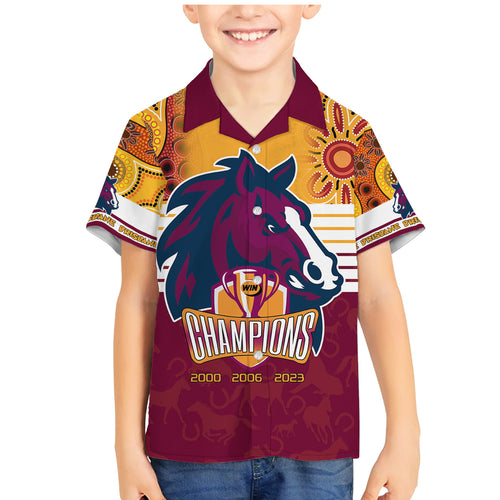 nrl-broncos-champions-2023-family-matching-mermaid-dress-and-hawaiian-shirt-proud-newcastle-aboriginal-vibe