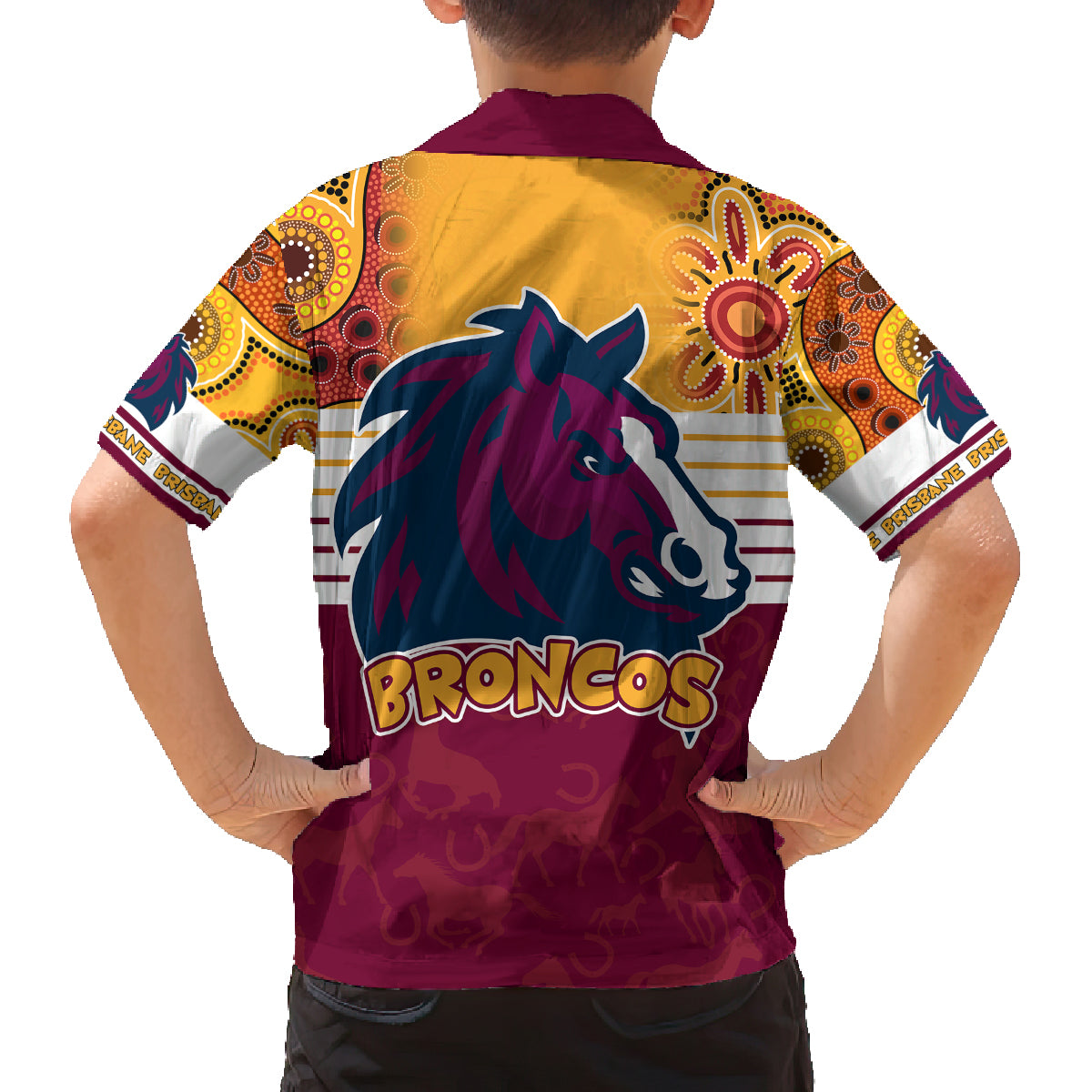 nrl-broncos-champions-2023-family-matching-puletasi-dress-and-hawaiian-shirt-proud-newcastle-aboriginal-vibe