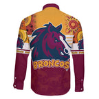 nrl-broncos-champions-2023-family-matching-short-sleeve-bodycon-dress-and-hawaiian-shirt-proud-newcastle-aboriginal-vibe
