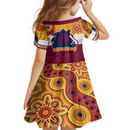 nrl-broncos-champions-2023-kid-short-sleeve-dress-proud-newcastle-aboriginal-vibe