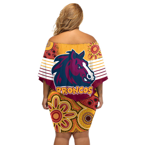 nrl-broncos-champions-2023-off-shoulder-short-dress-proud-newcastle-aboriginal-vibe