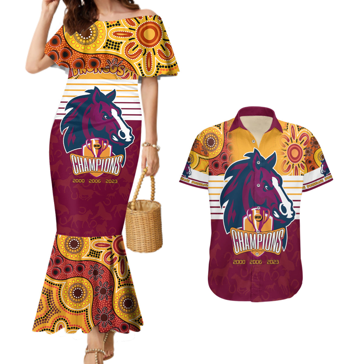 custom-nrl-broncos-champions-2023-couples-matching-mermaid-dress-and-hawaiian-shirt-proud-newcastle-aboriginal-vibe