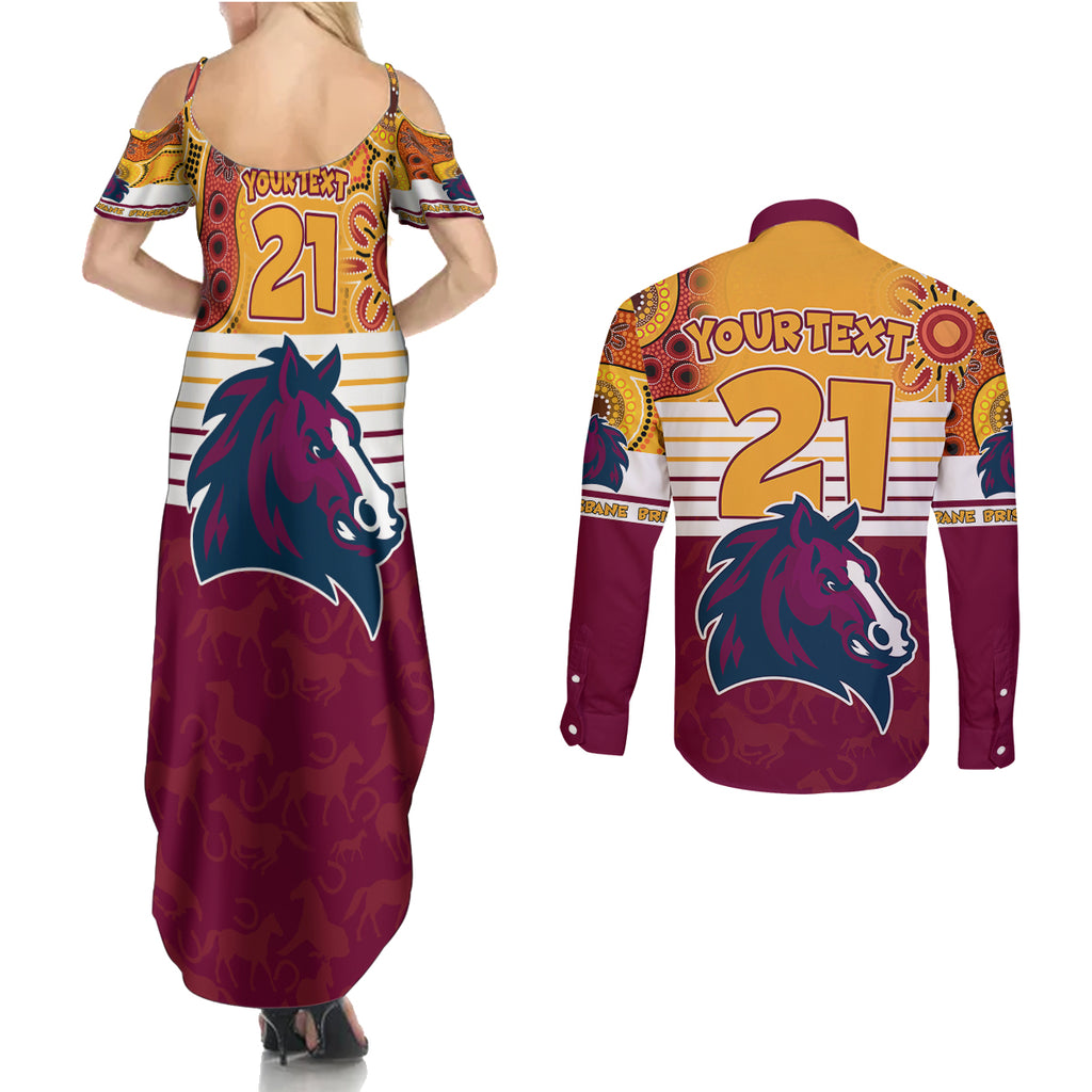custom-nrl-broncos-champions-2023-couples-matching-summer-maxi-dress-and-long-sleeve-button-shirts-proud-newcastle-aboriginal-vibe