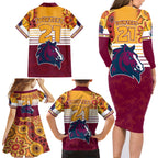 custom-nrl-broncos-champions-2023-family-matching-long-sleeve-bodycon-dress-and-hawaiian-shirt-proud-newcastle-aboriginal-vibe