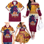 custom-nrl-broncos-champions-2023-family-matching-off-shoulder-long-sleeve-dress-and-hawaiian-shirt-proud-newcastle-aboriginal-vibe