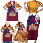 custom-nrl-broncos-champions-2023-family-matching-short-sleeve-bodycon-dress-and-hawaiian-shirt-proud-newcastle-aboriginal-vibe