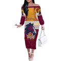 custom-nrl-broncos-champions-2023-off-the-shoulder-long-sleeve-dress-proud-newcastle-aboriginal-vibe