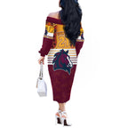 custom-nrl-broncos-champions-2023-off-the-shoulder-long-sleeve-dress-proud-newcastle-aboriginal-vibe