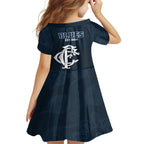 afl-blues-champions-2023-family-matching-off-shoulder-short-dress-and-hawaiian-shirt-proud-carlton-aboriginal-vibe