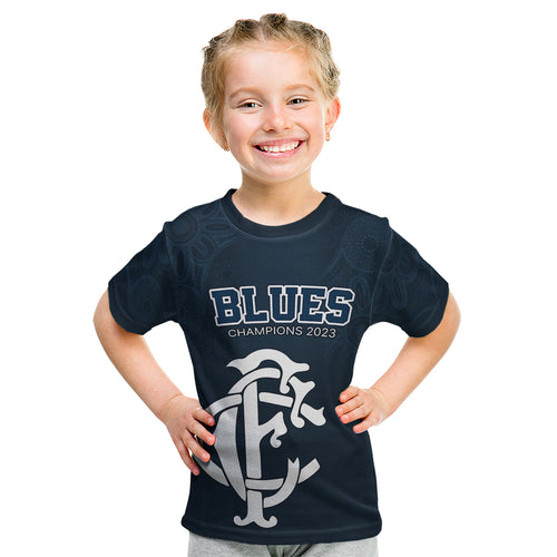 afl-blues-champions-2023-kid-t-shirt-proud-carlton-aboriginal-vibe