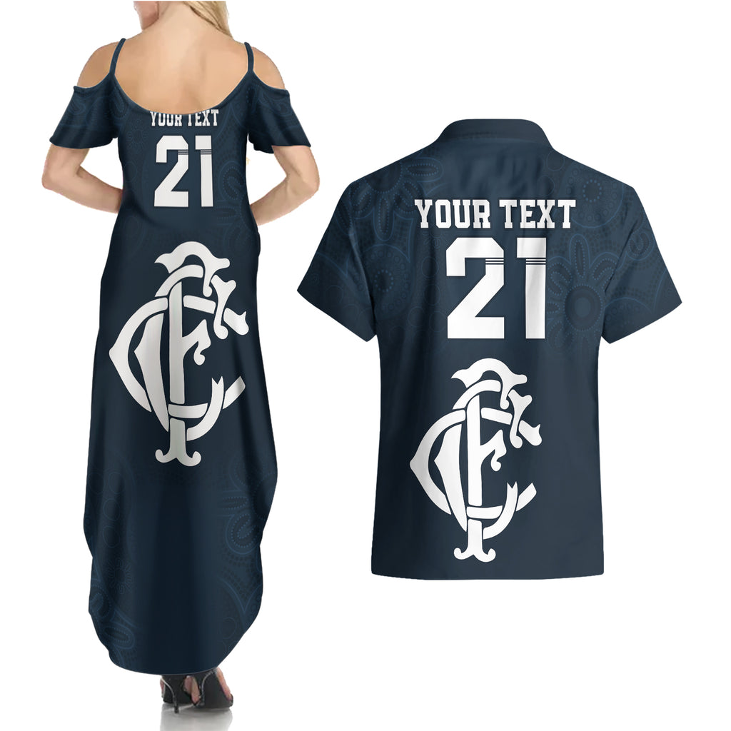 custom-afl-blues-champions-2023-couples-matching-summer-maxi-dress-and-hawaiian-shirt-proud-carlton-aboriginal-vibe