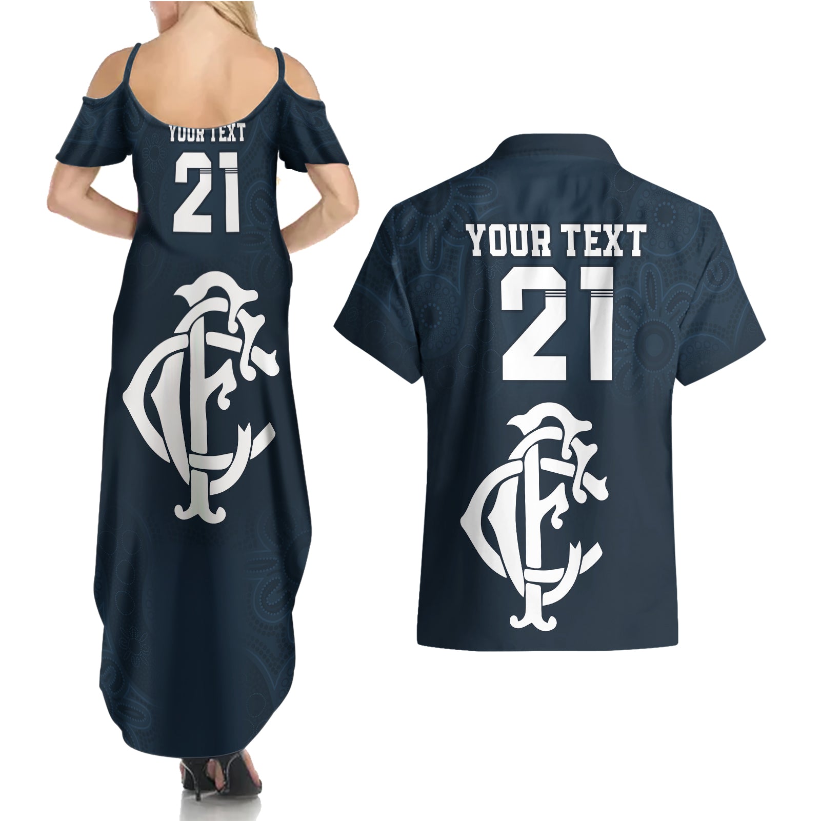 custom-afl-blues-champions-2023-couples-matching-summer-maxi-dress-and-hawaiian-shirt-proud-carlton-aboriginal-vibe